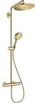 hansgrohe Croma Select S Showerpipe 26891990 mit Thermostat und Handbrause,