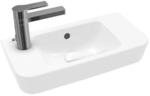 Villeroy und Boch O.novo Handwaschbecken 4342L5R1 50x25cm, Hahnloch links durch-,