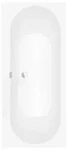 Villeroy und Boch Oberon 2.0 Rechteck-Badewanne UBQ170OBR2DV-RW 170 x 75 cm, Ablauf