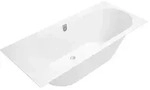 Villeroy und Boch Oberon 2.0 Rechteck-Badewanne UBQ180OBR2DV-RW 180 x 80 cm, Ablauf
