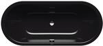 Kaldewei Classic duo oval Badewanne 291234010701 180x80cm, Vollantislip, schwarz