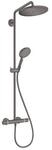 hansgrohe Croma Select S Showerpipe 26890340 mit Thermostat und Handbrause,...
