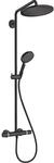 hansgrohe Croma Select S Showerpipe 26890670 mit Thermostat und Handbrause,