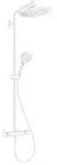 hansgrohe Croma Select S Showerpipe 26891700 mit Thermostat und Handbrause,