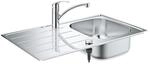 Grohe Einbausp&uuml;le-Set 31565SD1 86x50cm, 1 Becken, mit Einhebel-Sp&uuml;ltischarmatur,