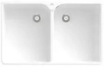 Villeroy und Boch Sp&uuml;lstein Doppelbecken 638001R1 Ablaufgarnitur mit