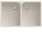 Villeroy und Boch Sp&uuml;lstein Doppelbecken 638002KR Ablaufgarnitur mit