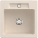 Villeroy und Boch Siluet Sp&uuml;le 334501FU mit Ablaufgarnitur und Handbet&auml;tigung,