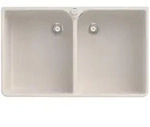 Villeroy und Boch Sp&uuml;lstein Doppelbecken 639002KR Ablaufgarnitur mit