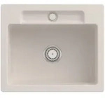 Villeroy und Boch Siluet Sp&uuml;le 334601KR mit Ablaufgarnitur und Handbet&auml;tigung,