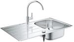 Grohe Einbausp&uuml;le-Set 31562SD1 86x50cm, 1 Becken, mit...