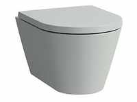 LAUFEN Kartell Wand-Tiefspül-WC H8203337590001 grau matt, spülrandlos, Form innen