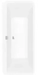 Villeroy und Boch Squaro Edge 12 Rechteck-Badewanne UBQ180SQE7PDVRW 180x80cm,...