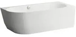 Laufen PRO Einbau-Badewanne H2449550000001 180 x 80 cm, Ecke rechts, aus Marbond,
