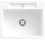Villeroy und Boch Siluet Fl&auml;chenb&uuml;ndige Sp&uuml;le 33461FRW mit Ablaufgarnitur und