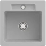 Villeroy und Boch Siluet Sp&uuml;le 334501SM mit Ablaufgarnitur und Handbet&auml;tigung,