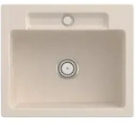 Villeroy und Boch Siluet Sp&uuml;le 334601FU mit Ablaufgarnitur und Handbet&auml;tigung,