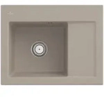 Villeroy und Boch Subway 45 Compact Einbausp&uuml;le 331201AM links, mit Ablaufgarnitur,