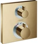 hansgrohe Ecostat Square Fertigmontageset 15714140 Thermostat, 2 Verbraucher,