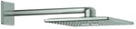 Grohe Rainshower Kopfbrauseset 26479DC0 supersteel, Brausearm 43 cm, 2 Strahlarten