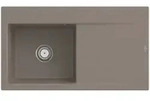 Villeroy und Boch Subway Style 50 Einbausp&uuml;le 335201TR links, mit Ablaufgarnitur,