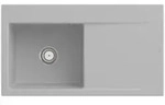 Villeroy und Boch Subway Style 50 Einbausp&uuml;le 335201SM links, mit Ablaufgarnitur,