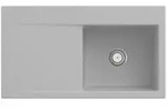 Villeroy und Boch Subway Style 50 Einbausp&uuml;le 335101SM Becken rechts, Ablaufgarnitur