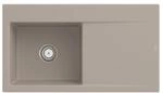 Villeroy und Boch Subway Style 50 Einbausp&uuml;le 335201AM Becken links, 900 x 510 mm,