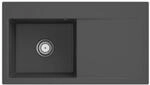 Villeroy und Boch Subway Style 50 Einbausp&uuml;le 335201i4 links, mit Ablaufgarnitur,