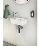 VitrA Integra Handwaschbecken 7090L003-0028 37x22cm, wei&szlig;, Becken rechts,