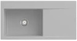 Villeroy und Boch Subway Style 60 Einbausp&uuml;le 336201SM Becken links, Ablaufgarnitur