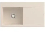 Villeroy und Boch Subway Style 50 Einbausp&uuml;le 335201FU Becken links, 900 x 510 mm,
