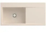 Villeroy und Boch Subway Style 60 Einbausp&uuml;le 336201FU Becken links, Ablaufgarnitur
