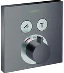 hansgrohe ShowerSelect Fertigmontageset 15763340 UP-Thermostat, f&uuml;r 2...