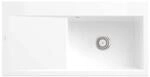 Villeroy und Boch Subway Style 60 Einbausp&uuml;le 336101KG Becken rechts, Ablaufgarnitur