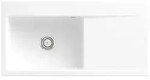 Villeroy und Boch Subway Style 60 Einbausp&uuml;le 336201RW Becken links, Ablaufgarnitur