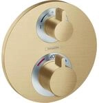 hansgrohe Ecostat S Fertigmontageset 15758140 UP-Thermostat, f&uuml;r 2 Verbraucher,