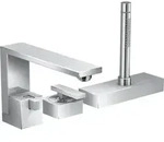 hansgrohe Axor Edge 3-Loch-Wannenarmatur 46431000 chrom, Diamantschliff,