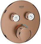 Grohe Grohtherm Smartcontrol Fertigmontageset 29119DL0 warm sunset geb&uuml;rstet, rund,