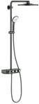 Grohe Duschsystem 26507AL0 hard graphite geb&uuml;rstet, mit AP-Thermostat, Duscharm 45cm