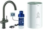 Grohe Red Sp&uuml;ltisch-Einhebelmischer 30083AL1 hard graphite geb&uuml;rstet, M-Size, mit