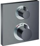 hansgrohe Ecostat Square Fertigmontageset 15714340 Thermostat, 2 Verbraucher,