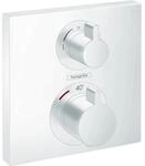 hansgrohe Ecostat Square Fertigmontageset 15714700 Thermostat, 2 Verbraucher,