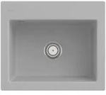Villeroy und Boch Subway 60 S Einbausp&uuml;le 330901SM mit Ablaufgarnitur, 600 x 510 mm,