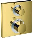 hansgrohe Ecostat Square Fertigmontageset 15714990 Thermostat, 2 Verbraucher,