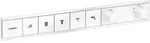 hansgrohe RainSelect Thermostat 15384700 mattwei&szlig;, 5x Verbraucher, Unterputz