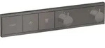 hansgrohe RainSelect Thermostat 15380340 brushed black, 2x Verbraucher, Unterputz