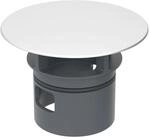 Geberit Ventilabdeckung 241993461 mit integriertem &Uuml;berlauf, f&uuml;r WT-Anschluss,