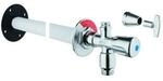 Grohe Au&szlig;enwandventil Bausatz Eurotec 41206000 DN15, mit Rohrbel&uuml;fter, chrom