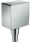 Axor Fixfit Square Wandanschlussbogen 36732000 chrom, eckig, mit